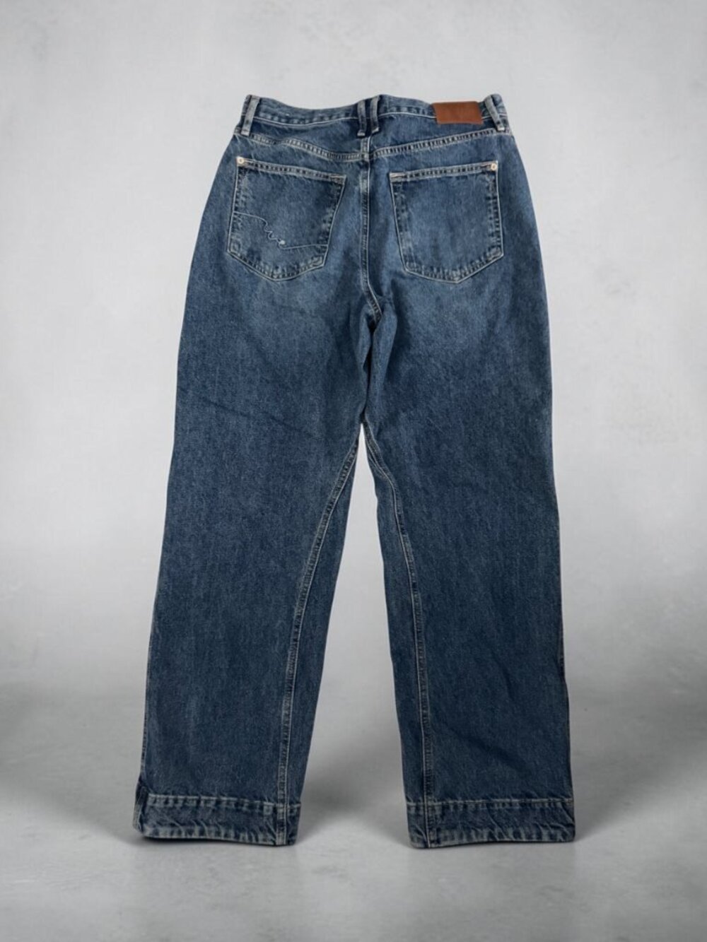 We The Free Wide Leg Button Fly Jeans – Size 30 – Medium Wash - Picture 3 of 7